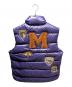 中古・古着 MONCLER (モンクレール) チベットスペシャルワッペン ダウンベスト/ダウン/ベスト/パッチ/ワッペン/ダメージ加工 パープル サイズ:3：65000円