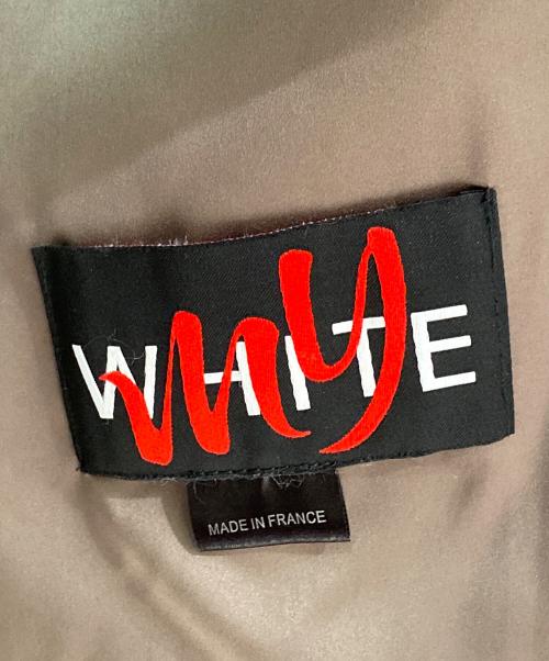 MY WHITE（マイ ホワイト）MY WHITE (マイ ホワイト) エコファーブルゾン ブラウン サイズ:Uの古着・服飾アイテム