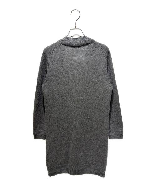HERMES（エルメス）HERMES (エルメス) カシミヤカーディガン グレー サイズ:34の古着・服飾アイテム