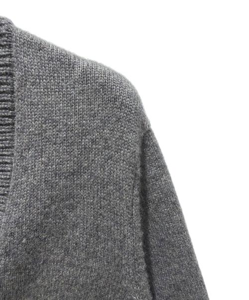 HERMES（エルメス）HERMES (エルメス) カシミヤカーディガン グレー サイズ:34の古着・服飾アイテム