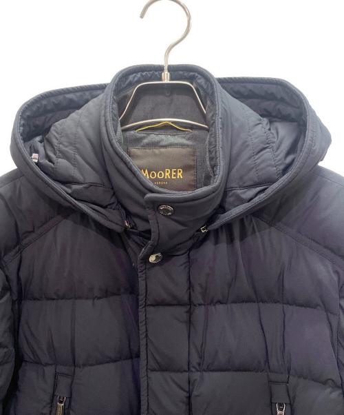 MOORER（ムーレー）MOORER (ムーレー) GRAIG-KN/フーデットダウンジャケット ネイビー サイズ:46の古着・服飾アイテム