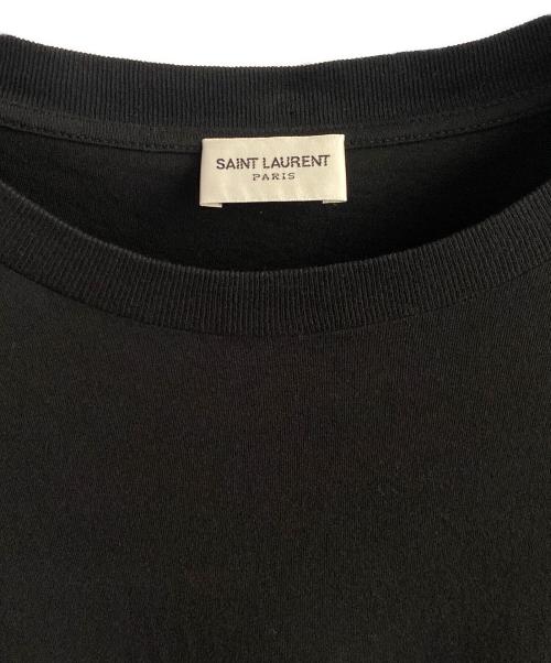 Saint Laurent Paris（サンローランパリ）Saint Laurent Paris (サンローランパリ) ロゴTシャツ ブラック サイズ:XSの古着・服飾アイテム