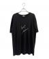 Saint Laurent Paris（サンローランパリ）の古着「ロゴTシャツ」｜ブラック