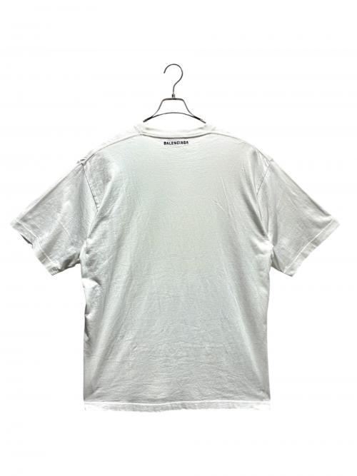 BALENCIAGA（バレンシアガ）BALENCIAGA (バレンシアガ) BALENCIAGA/スマイルロゴTシャツ/ホワイト/651795 TKV76 ホワイト サイズ:XXSの古着・服飾アイテム