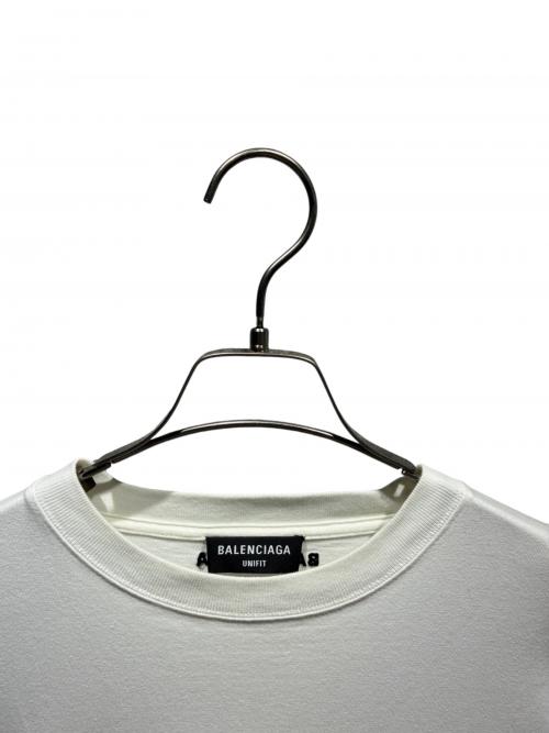 BALENCIAGA（バレンシアガ）BALENCIAGA (バレンシアガ) BALENCIAGA/スマイルロゴTシャツ/ホワイト/651795 TKV76 ホワイト サイズ:XXSの古着・服飾アイテム