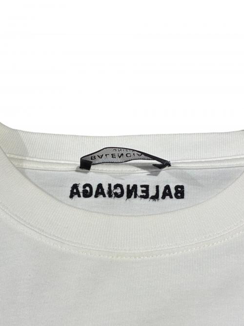 BALENCIAGA（バレンシアガ）BALENCIAGA (バレンシアガ) BALENCIAGA/スマイルロゴTシャツ/ホワイト/651795 TKV76 ホワイト サイズ:XXSの古着・服飾アイテム