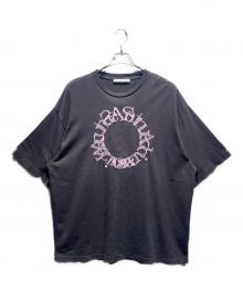 Acne studios（アクネ ストゥディオズ）の古着「ACNE STUDIOS/ロゴ刺繍Tシャツ/」｜ネイビー