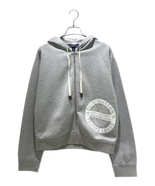 LOUIS VUITTON（ルイ ヴィトン）LOUIS VUITTON (ルイ ヴィトン) Zip-Up Hoodie/ジップアップパーカー/RW192W FED FIST01 グレー サイズ:Sの古着・服飾アイテム
