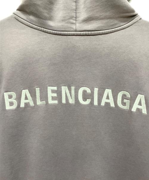 BALENCIAGA（バレンシアガ）BALENCIAGA (バレンシアガ) ロゴパーカー パープル サイズ:Sの古着・服飾アイテム