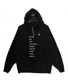 RAF SIMONS（ラフシモンズ）の古着「パッチドパーカー」｜ブラック