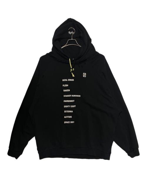 RAF SIMONS（ラフシモンズ）RAF SIMONS (ラフシモンズ) パッチドパーカー ブラック サイズ:Mの古着・服飾アイテム