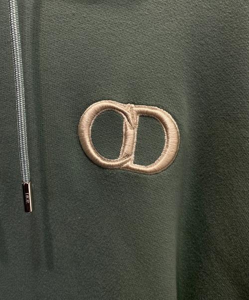 Dior（ディオール）Dior (ディオール) CD Icon フード付き スウェットシャツ グリーン サイズ:Mの古着・服飾アイテム