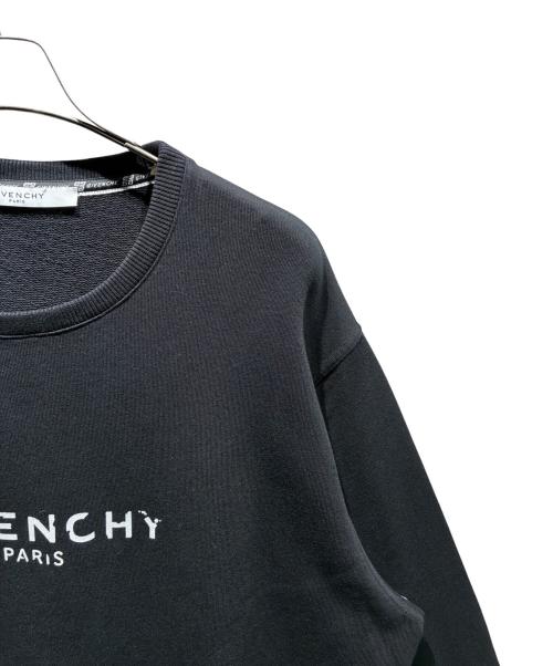 GIVENCHY（ジバンシィ）GIVENCHY (ジバンシィ) ロゴスウェット ブラック サイズ:Lの古着・服飾アイテム