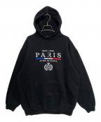 BALENCIAGAバレンシアガ）の古着「BB Logo Pullover Hoodie Sweatshirt」｜ブラック