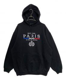 BALENCIAGA（バレンシアガ）の古着「BB Logo Pullover Hoodie Sweatshirt」｜ブラック