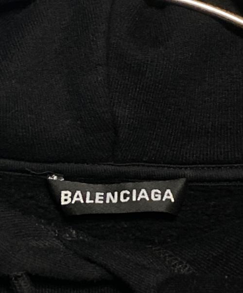 BALENCIAGA（バレンシアガ）BALENCIAGA (バレンシアガ) BB Logo Pullover Hoodie Sweatshirt ブラック サイズ:XXSの古着・服飾アイテム