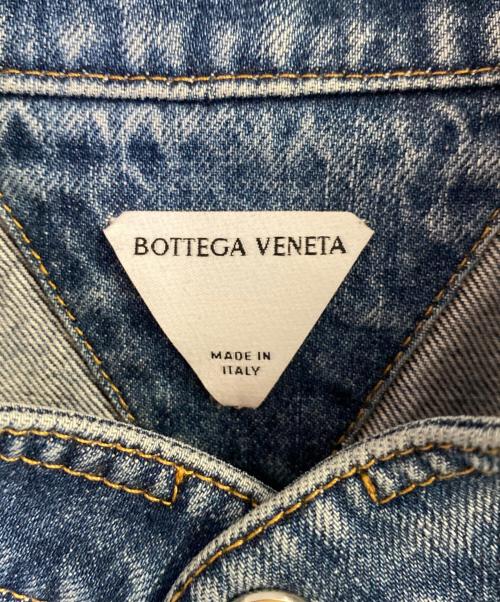 BOTTEGA VENETA（ボッテガベネタ）BOTTEGA VENETA (ボッテガベネタ) ノーカラーデニムシャツ サイズ:44の古着・服飾アイテム