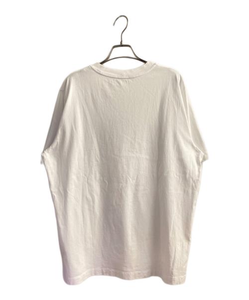 MONCLER（モンクレール）MONCLER (モンクレール) ロゴ刺しゅう入り クルーネック半袖Tシャツ ホワイト サイズ:Mの古着・服飾アイテム