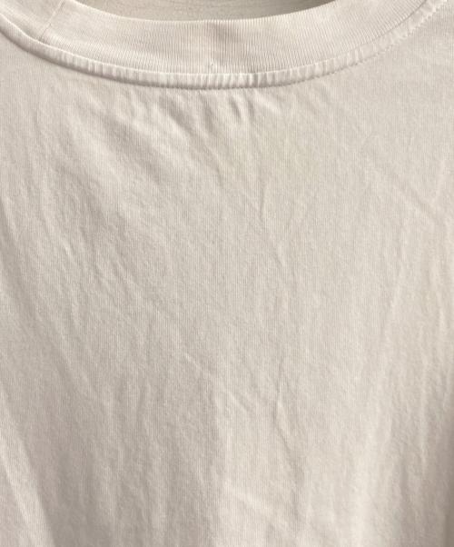 MONCLER（モンクレール）MONCLER (モンクレール) ロゴ刺しゅう入り クルーネック半袖Tシャツ ホワイト サイズ:Mの古着・服飾アイテム