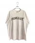 MONCLER（モンクレール）の古着「ロゴ刺しゅう入り クルーネック半袖Tシャツ」｜ホワイト