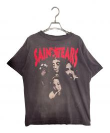 SAINT MICHAEL（セントマイケル）の古着「SS TEE / FACES / BLACK」｜グレー
