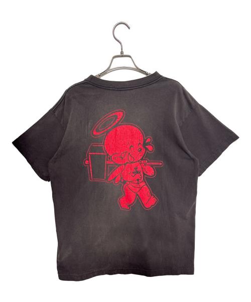 SAINT MICHAEL（セントマイケル）SAINT MICHAEL (セントマイケル) SS TEE / FACES / BLACK グレー サイズ:Sの古着・服飾アイテム