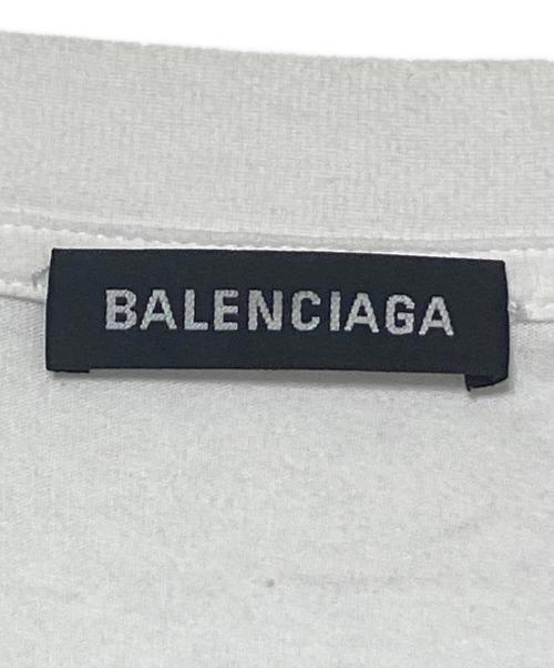 BALENCIAGA（バレンシアガ）BALENCIAGA (バレンシアガ) ロゴワイドTシャツ ホワイト サイズ:Sの古着・服飾アイテム