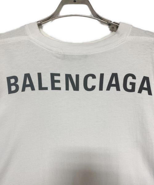 BALENCIAGA（バレンシアガ）BALENCIAGA (バレンシアガ) ロゴワイドTシャツ ホワイト サイズ:Sの古着・服飾アイテム