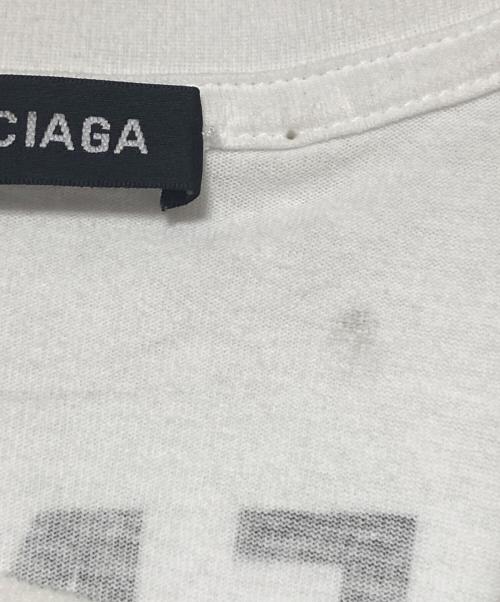 BALENCIAGA（バレンシアガ）BALENCIAGA (バレンシアガ) ロゴワイドTシャツ ホワイト サイズ:Sの古着・服飾アイテム