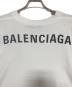 中古・古着 BALENCIAGA (バレンシアガ) ロゴワイドTシャツ ホワイト サイズ:S：28000円