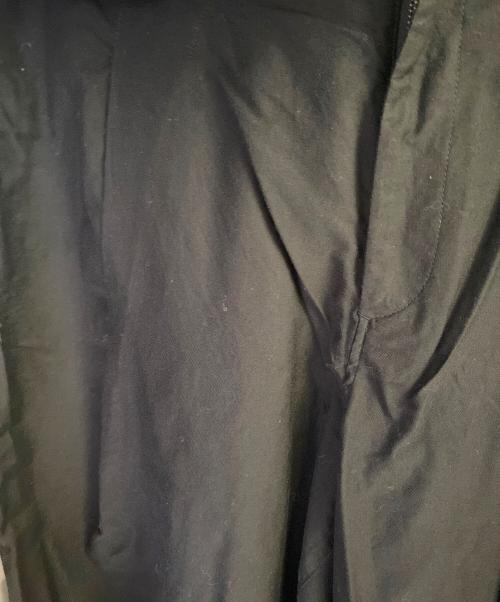 Yohji Yamamoto pour homme（ヨウジヤマモト プールオム）Yohji Yamamoto pour homme (ヨウジヤマモト プールオム) 右前垂らし布 コットンギャバ パンツ  ブラック サイズ:3の古着・服飾アイテム