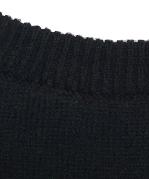 BALENCIAGA（バレンシアガ）BALENCIAGA (バレンシアガ) オールオーバー ロゴ クルーネック ニット ブラック サイズ:XSの古着・服飾アイテム