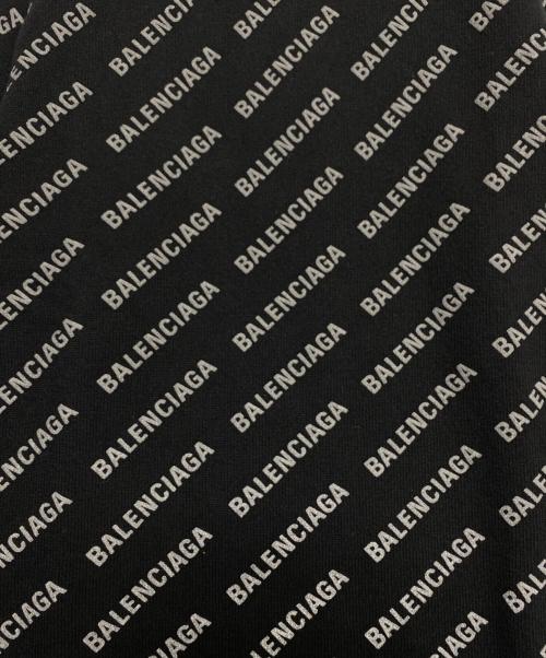 BALENCIAGA（バレンシアガ）BALENCIAGA (バレンシアガ) All Over Logo Crewneck Knit Sweater ブラック サイズ:XSの古着・服飾アイテム