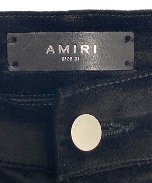 AMIRI（アミリ）AMIRI (アミリ) ベロアパンツ ブラック サイズ:W31の古着・服飾アイテム