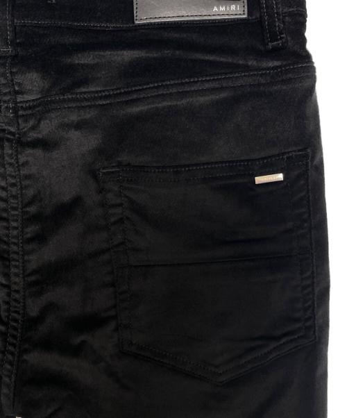 AMIRI（アミリ）AMIRI (アミリ) ベロアパンツ ブラック サイズ:W31の古着・服飾アイテム