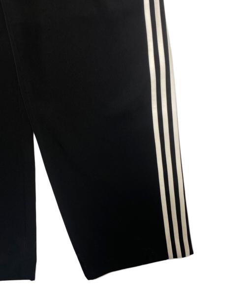 BALENCIAGA（バレンシアガ）BALENCIAGA (バレンシアガ) adidas (アディダス) Side-striped wide-leg slacks/long pants ブラック サイズ:46の古着・服飾アイテム