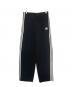 BALENCIAGA（バレンシアガ）の古着「Side-striped wide-leg slacks/long pants」｜ブラック