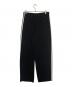BALENCIAGA (バレンシアガ) adidas (アディダス) Side-striped wide-leg slacks/long pants ブラック サイズ:46：120000円