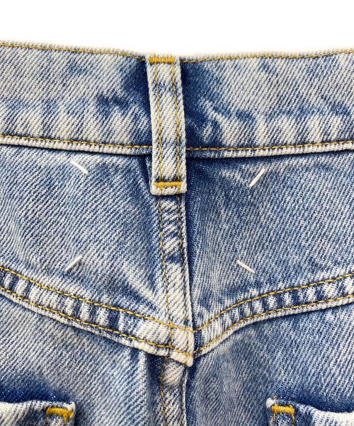 Maison Margiela（メゾンマルジェラ）Maison Margiela (メゾンマルジェラ) スラッシュデニムパンツ インディゴ サイズ:36の古着・服飾アイテム