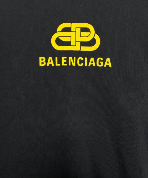 BALENCIAGA（バレンシアガ）BALENCIAGA (バレンシアガ) BB Logo Crew Neck Pullover Sweatshirt ブラック サイズ:XSの古着・服飾アイテム