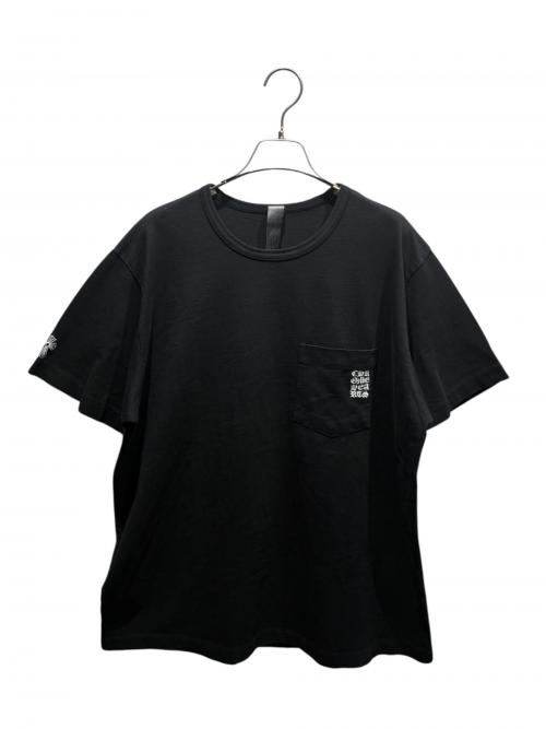CHROME HEARTS（クロムハーツ）CHROME HEARTS (クロムハーツ) ポケットTシャツ ブラック サイズ:XLの古着・服飾アイテム