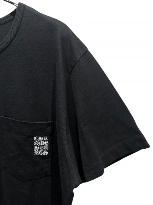 CHROME HEARTS（クロムハーツ）CHROME HEARTS (クロムハーツ) ポケットTシャツ ブラック サイズ:XLの古着・服飾アイテム