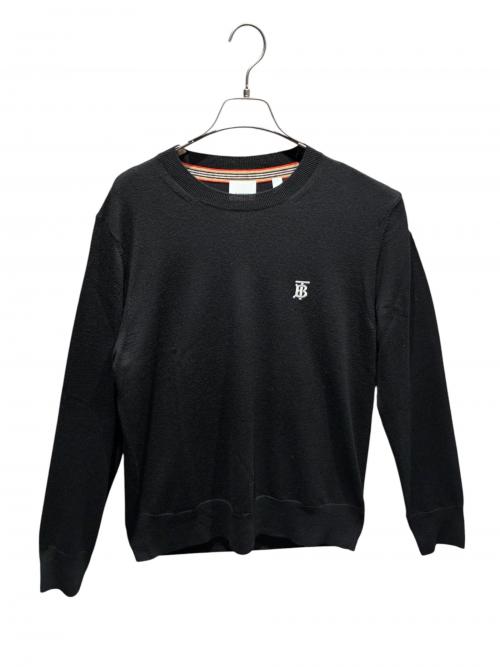 BURBERRY（バーバリー）BURBERRY (バーバリー) BURBERRY/TBロゴニット/	8018666 ブラック サイズ:Mの古着・服飾アイテム