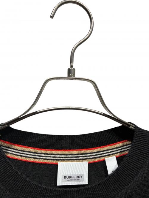 BURBERRY（バーバリー）BURBERRY (バーバリー) BURBERRY/TBロゴニット/	8018666 ブラック サイズ:Mの古着・服飾アイテム
