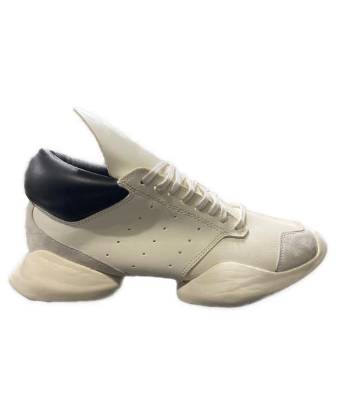 RICK OWENS（リックオウエンス）RICK OWENS (リックオウエンス) adidas (アディダス) RUNNER ホワイト サイズ:42の古着・服飾アイテム