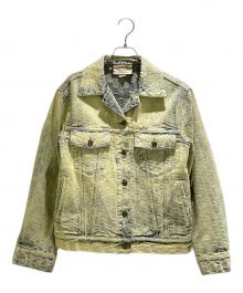 GUCCI（グッチ）の古着「GG Jacquard Denim Jacket/GGジャガードデニムジャケット/678791 XDB0K」｜スカイブルー