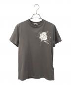 MONCLERモンクレール）の古着「ロゴTシャツ/MAGLIA MANICHE CORTE」｜グレー