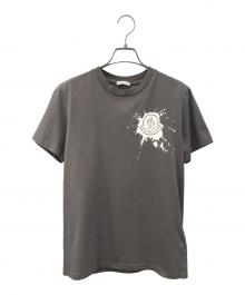 MONCLER（モンクレール）の古着「ロゴTシャツ/MAGLIA MANICHE CORTE」｜グレー