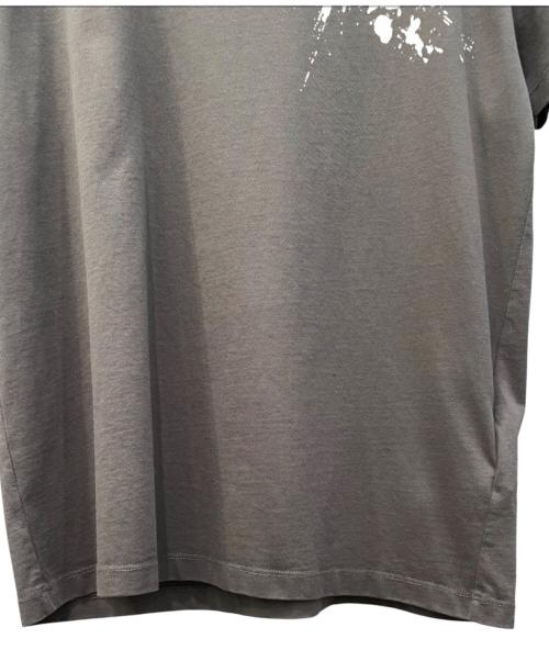 MONCLER（モンクレール）MONCLER (モンクレール) ロゴTシャツ/MAGLIA MANICHE CORTE グレー サイズ:Mの古着・服飾アイテム