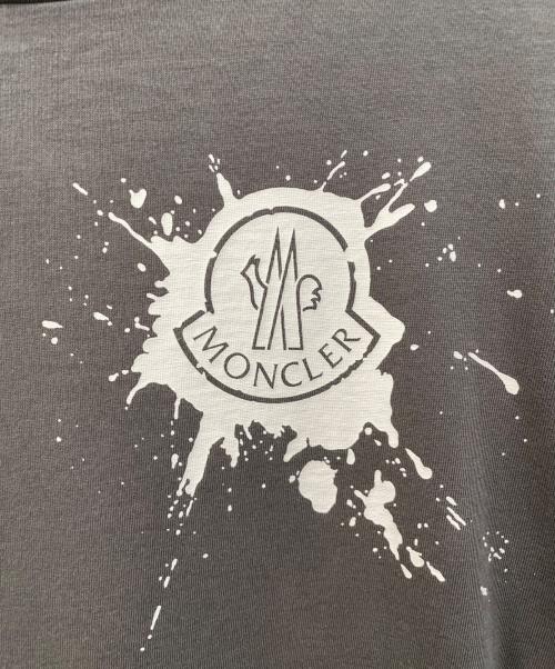MONCLER（モンクレール）MONCLER (モンクレール) ロゴTシャツ/MAGLIA MANICHE CORTE グレー サイズ:Mの古着・服飾アイテム